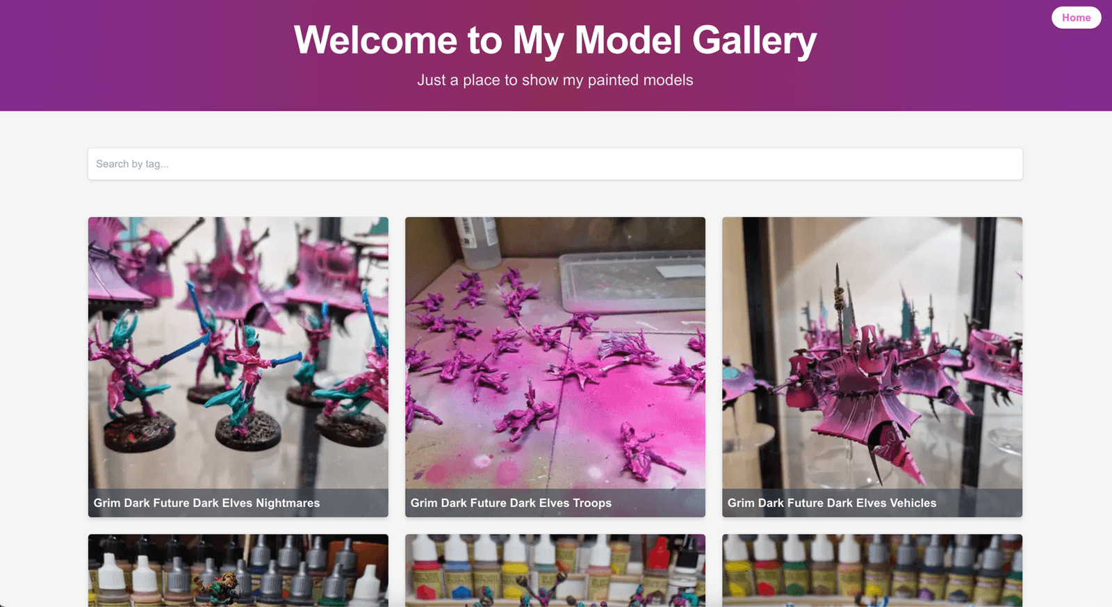 Painted models blog gallery