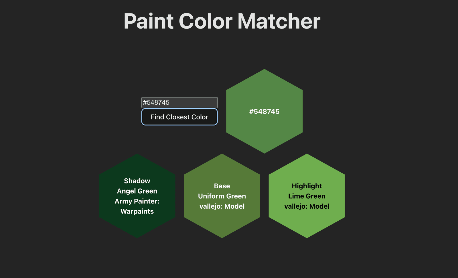 What Paint is It colour matching result
