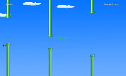 flappy bird game screenshot